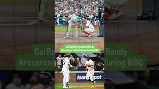 Cal Raleigh Isn’t Interested in Handshakes at WBC 😳⚾️#baseball #randyarozarena