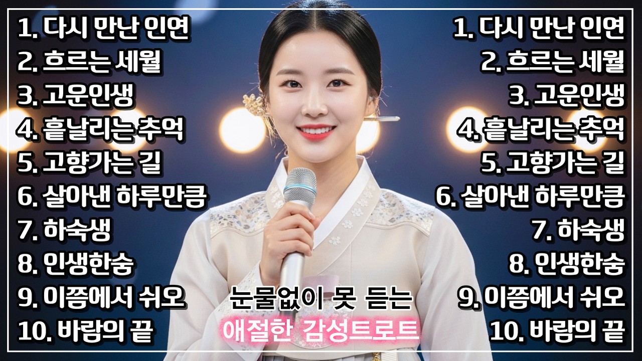 와.. 귀가 호강하는 명품 목소리, 지친 마음을 위로하는 그때 그 시절 트로트 메들리 | 하루 종일 듣기 좋은 노래 모음 | 애절한 감성 트로트 옛노래 뽕짝 명곡 모음