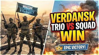UNBELIEVABLE Warzone Verdansk Triple Kill with a CAR and Team Win!