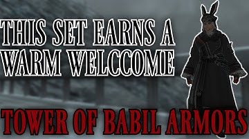 The Tower of Babil Armor Sets +Dyes (FFXIV Patch 6.0)
