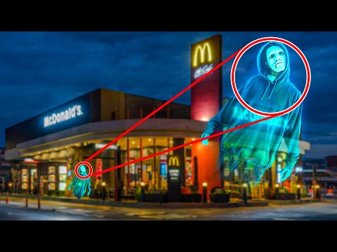 ¡ENCONTRAMOS el ESPIRITU del HOMBRE MISTERIOSO en un MC DONALDS!