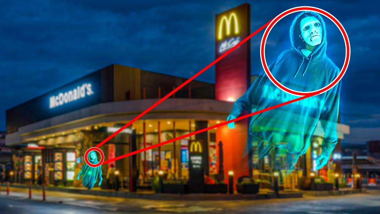 ¡ENCONTRAMOS el ESPIRITU del HOMBRE MISTERIOSO en un MC DONALDS!