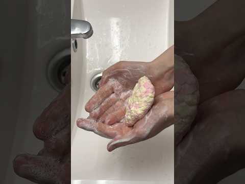 ASMR soap🧼💛more videos on my channel🫶🏻 #asmrsoap #soap #asmr #satisfyingsounds #soaps