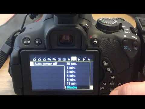 How To Stop Canon Camera From Turning Off