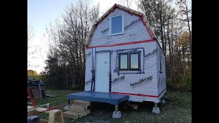 12x16 tiny house time-laps in pictures