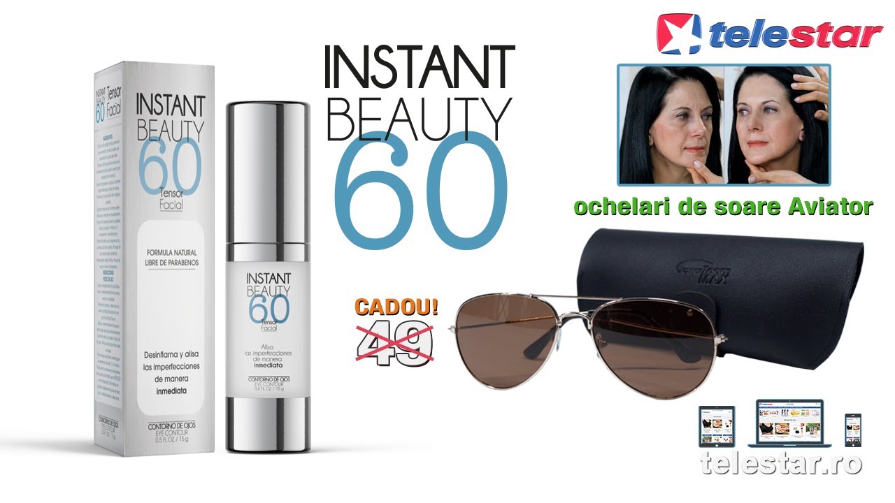 🧡Instant Beauty 60 | pret 99 lei | corector instant pentru riduri