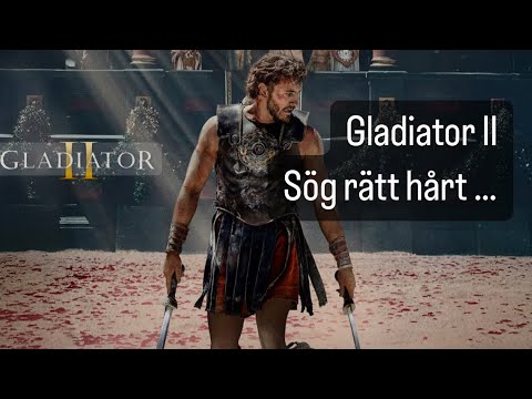 Gladiator II sög rätt hårt