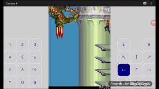 Contra 4 (Java) Boss 3: The Green Cyclops (No Damage)