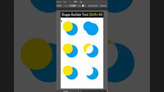 Illustrator Shape Builder Tool Tricks #illustrator #illustratortools #vectorillustration #graphicart