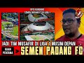 Semen padang fc pindah kandang keluar sumatera barat di liga 1 musim depan