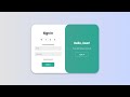 Slide Animation Login Page | HTML CSS JS | Mayancoders