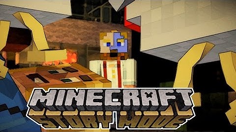 CHICKEN STAMPEDE! :: Minecraft Story Mode :: Order of the Stone #2