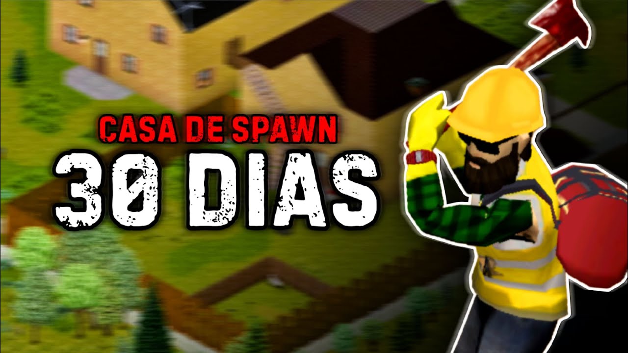 SOBREVIVI POR 30 DIAS NA CASA DE SPAWN NO PROJECT ZOMBOID B42