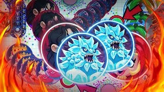 *NEW* BIGGEST TIMED DOUBLESPLIT EVER! IMPOSSIBLE 2x1 SAME SIZED POPSPLIT ! INSANE CLIPS (agario)