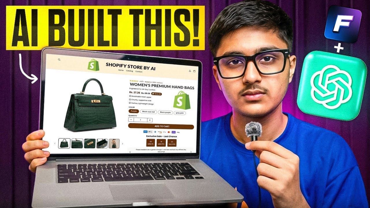🔥 Build a Professional Shopify Store using AI in Just 10 Minutes 🚀