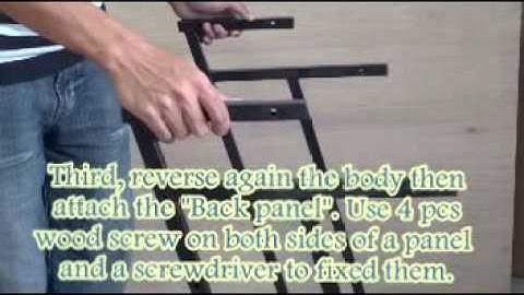 Assembly Instructions for (GD-3005) Kenko Computer Table