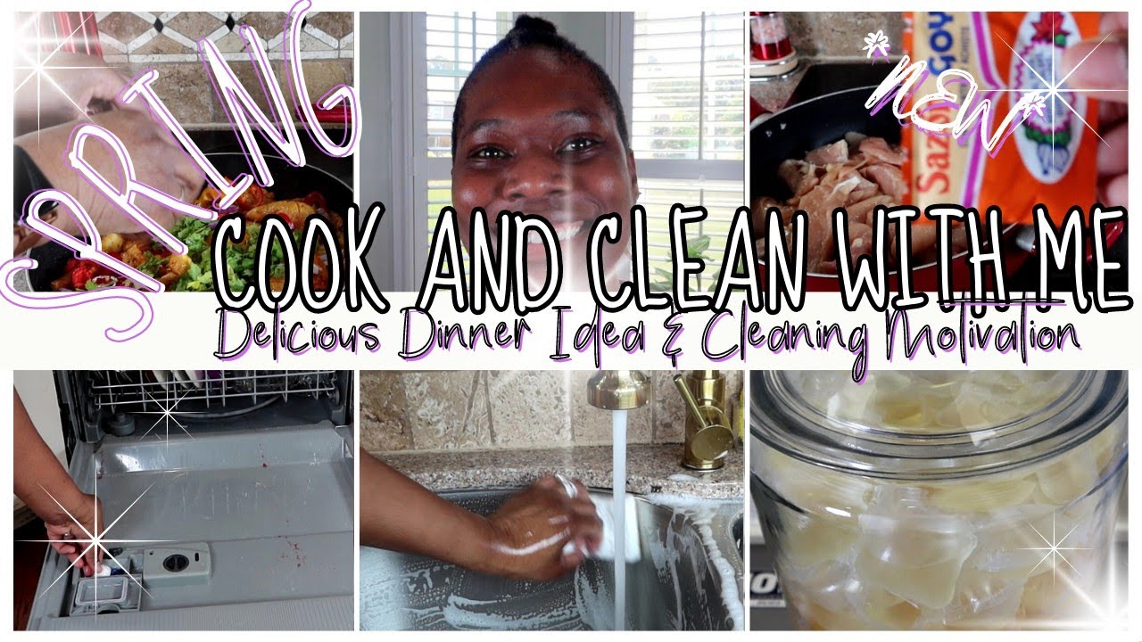 *NEW* 2023 COOK AND CLEAN WITH ME// DELICIOUS DINNER IDEA // CLEANING ...