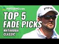 2020 MAYAKOBA CLASSIC TOP 5 DFS FADES | Daily Fantasy Golf