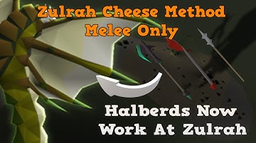 Zulrah CHEESE METHOD with ONLY Melee – No Ranged, No Magic!