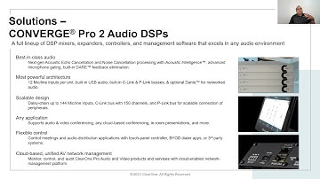 Deep Dive- CONVERGE Pro 2 DSP Mixers and CONSOLE AI Configuration Software