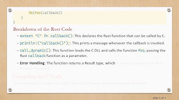 How to Effectively Call a Rust Function from C