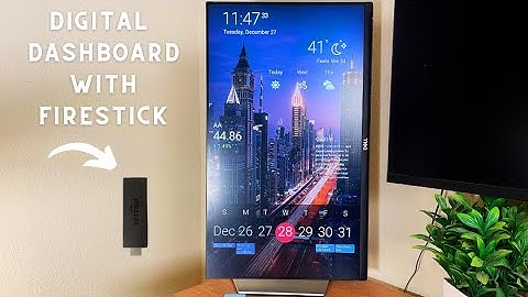 How to Make a Digital Dashboard using Your Firestick ( Calendar, Weather, Todo list, & more)
