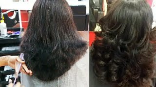 full step haircut for long & thick hair for beginners/ multi step haircut/ advance step haircut