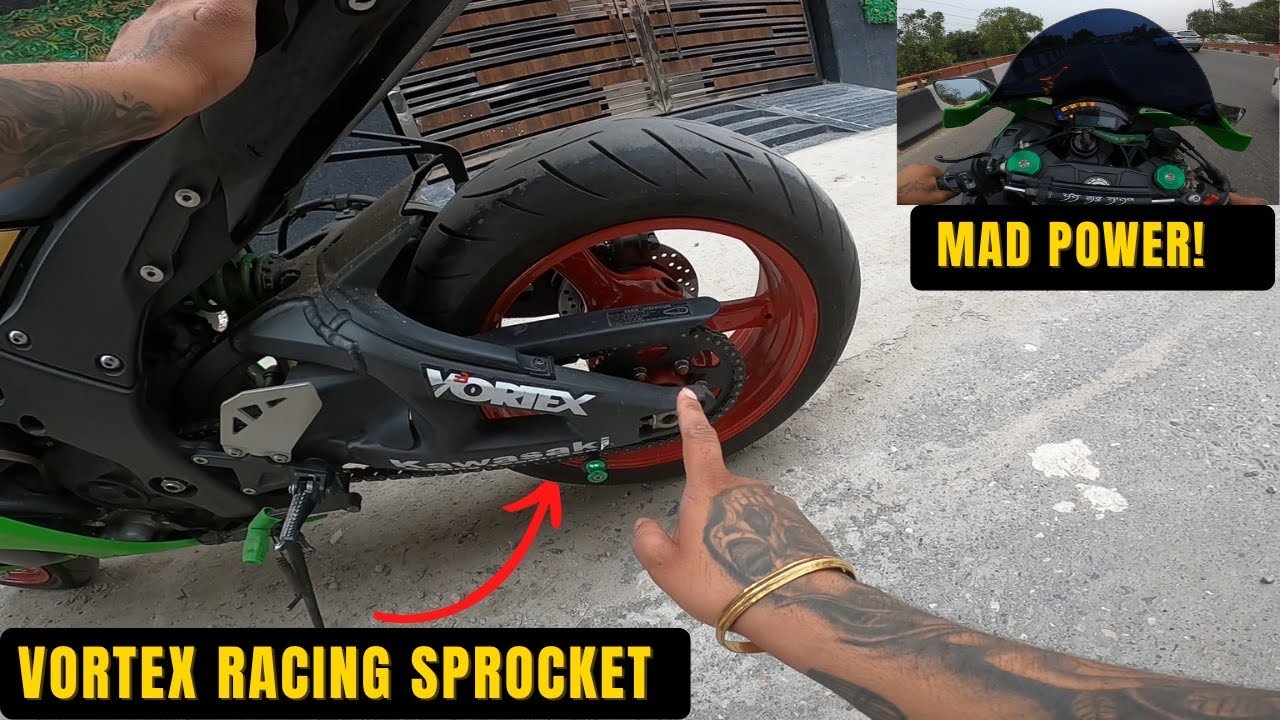 racing sprocket install ke baad 10r is hell! 🥶🥶