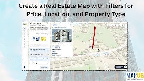 Create a Real Estate Map with Filters for Price, Location, and Property Type #realestate #gis #tech