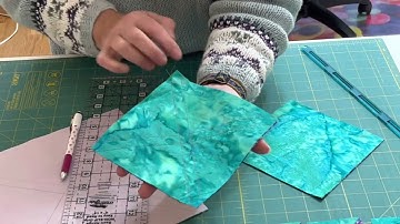 Quilting 101: Making Half Square Triangles 8 at a time.