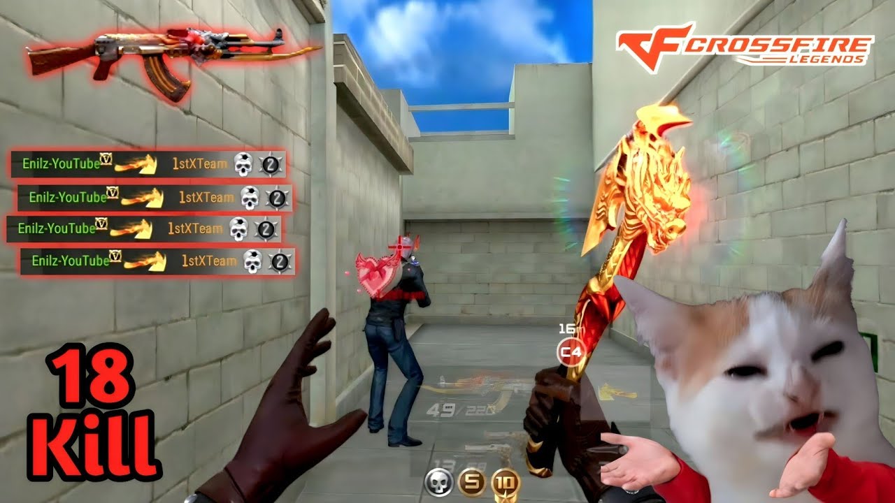 1V9 AK47 - BEAST RANK MATCH FULL GAMEPLAY | CROSSFIRE LEGENDS (SEA)