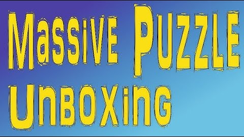 MASSIVE Puzzle Unboxing! World