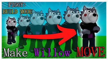 How to Make Willow MOVE in GAME in Piggy: BUILD MODE! | Tutorial