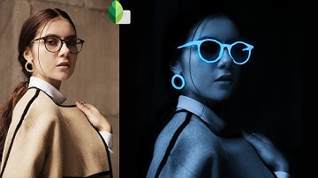 How to Create Glow in the Dark Portrait Effect Snapseed Tutorial