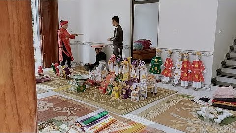 lễ cúng về nhà mới của người mường ở Hòa Bình