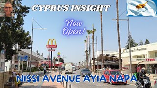 Nissi Avenue Ayia Napa Cyprus - What is Open in April?