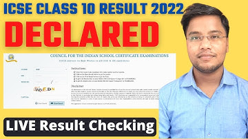 ICSE Board Class 10th Result Declared Live | ICSE / ISC  Result 2022 Declared | CBSE Results Update