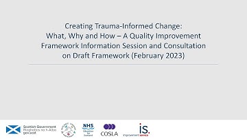 Creating Trauma Informed Change