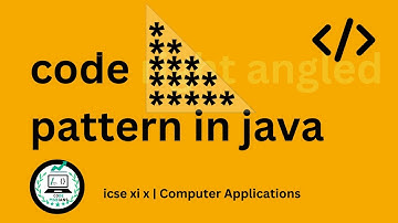 Code Right Angled Triangle With Example in Java Programming  for ICSE Class 9 & 10