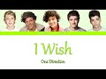 One Direction - I Wish - Color Coded Lyrics