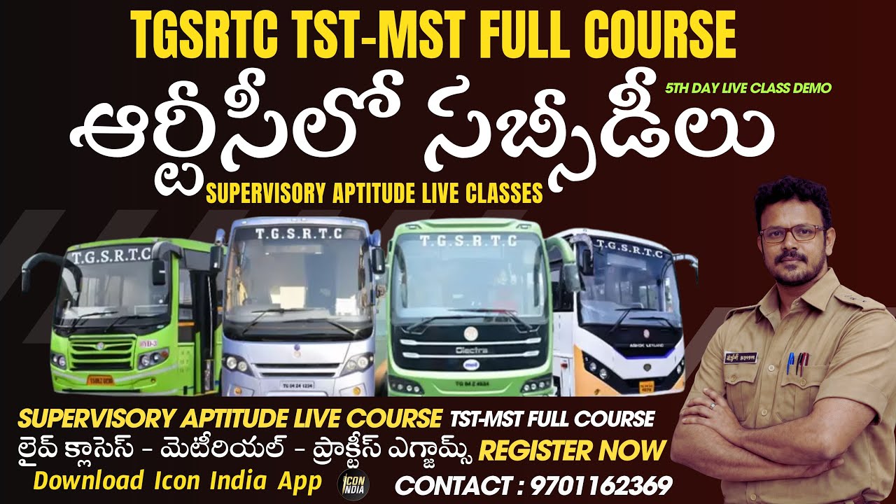 Supervisor Aptitude Key Topic for TST & MST | Icon RK Sir