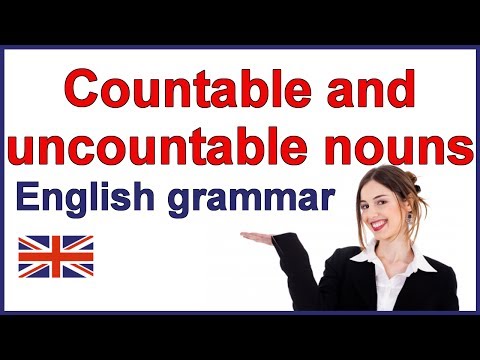 Countable and uncountable nouns | English grammar lesson