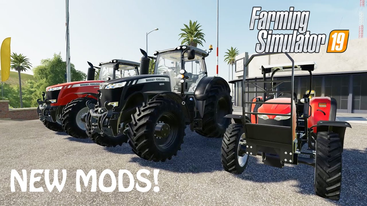 NEW MODS in Farming Simulator 2019 | BRAND MASSEY FERGUSON MODS | PS4 | Xbox One | PC