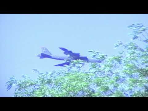 A Rare Sight: B-52 Flys Over Merced Calif.(April 2...