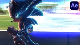 Sonic the Hedgehog Speed PASS BY Effect Tutorial in After Effects || Tutorial 13