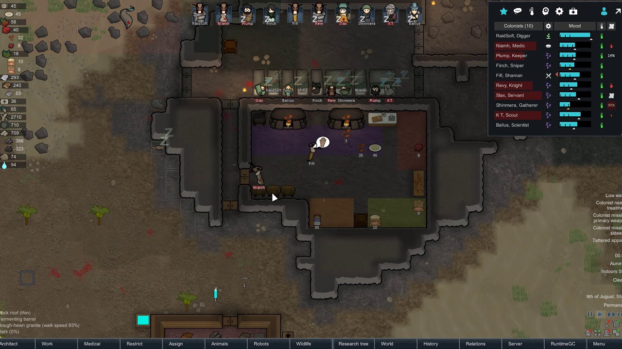 Rimworld [B18] Episode 7 (Fire at the Darkness) YouTube