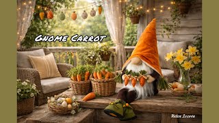Famous Easter Gnome | How to Sew a Carrot Gnome | Easter DIY Gnome + Pattern |Handmade | Scandinavian decor Wealth