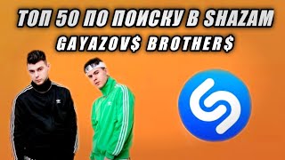 Топ 50 лучших песен Gayazovs Brothers по поиску в Shazam.