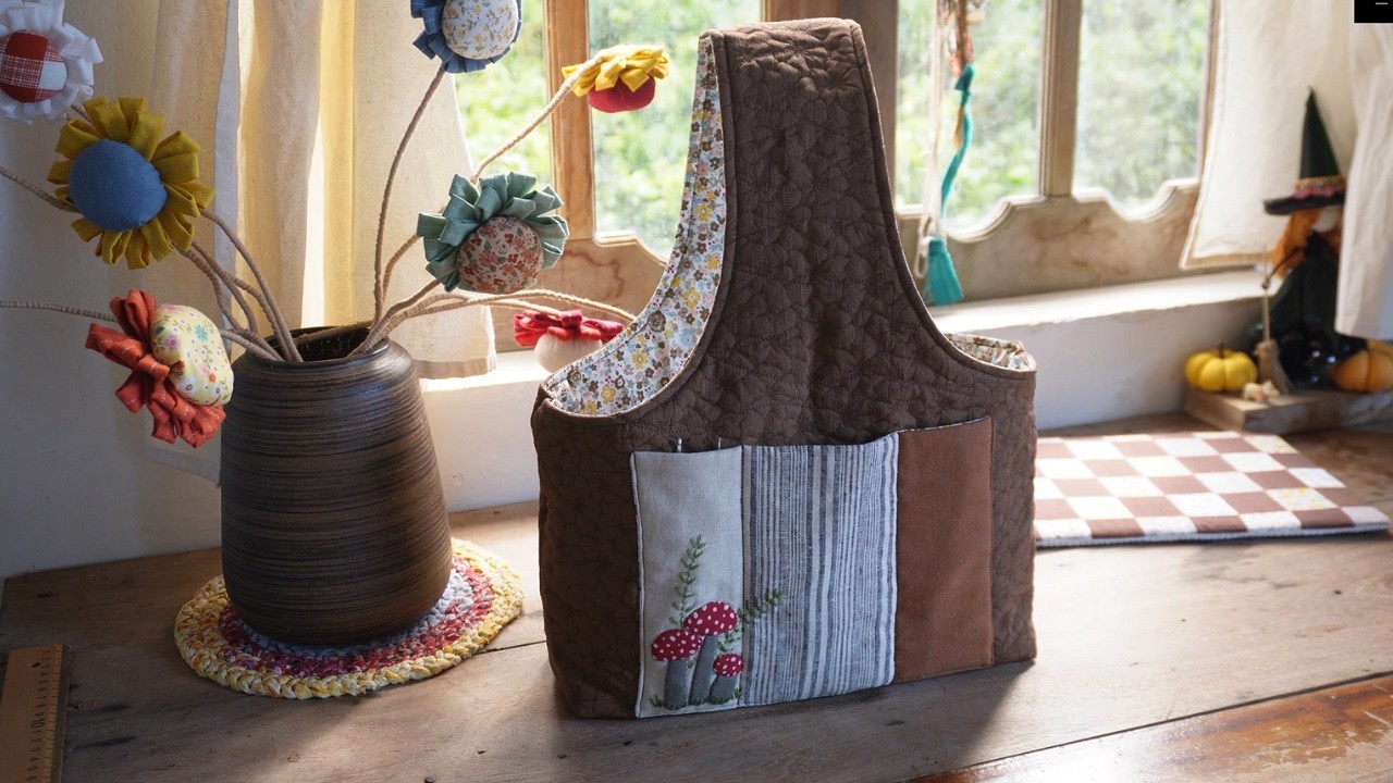 DIY Project Bag for Knitting & Crochet | Step-by-Step Sewing