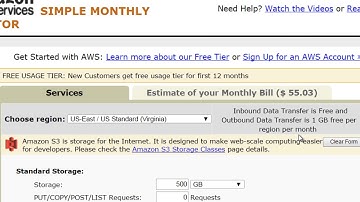Calculating Your Costs | Amazon S3 Crash Course